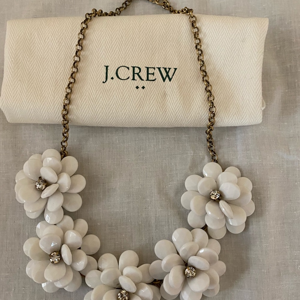 Flower necklace from J Crew